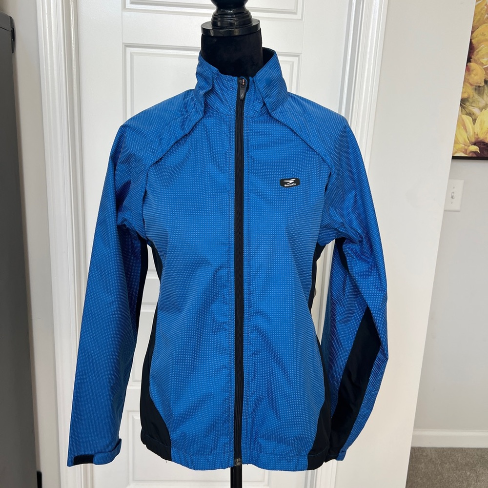 SUGOI Women's Blue and Black Zap Versa Jacket Removable Arms Great Condition M